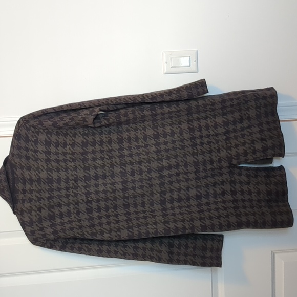 Be Cool Blue Grey Houndstooth Cardigan - Picture 8 of 8